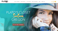 Desktop Screenshot of platosclosetsalem.com